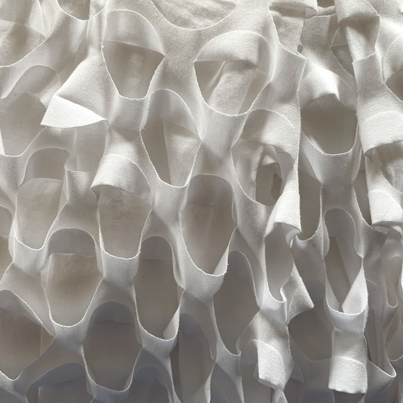 J. Crew White Textured Skirt - Picture 4 of 4